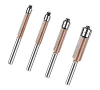 Confezione Da 4 Affettatrici Per Modellare Le Rifiniture A Doppia Boccola Set Divisioni Fresatura La Lavorazione Del Legno Metallo Carbonio Alto Lucidatura Del Viso E Creazione