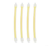 Confezione da 4 ammortizzatori da tennis per giocare comodamente | Materiale in silicone morbido, assorbe gli urti, riduce la puntura, confezione da 4, colori misti giallo, rosso, blu, bianco