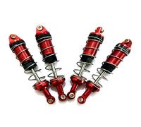 Confezione da 4 ammortizzatori per auto RC ammortizzatori in metallo compatibili con MJX Hyper Go 16207 16208 16209 16210 H16BM H16GT H16DR Scala 1/16 Aggiornamenti RC Auto Parte