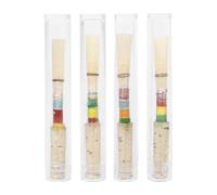 Confezione da 4 ance per oboe, fatte a mano, professionali, medie, morbide, per chiave C, accessori per strumenti a fiato leggeri e portatili, in sughero di alta qualità, tonalità focalizzate