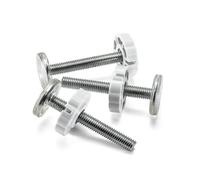 Confezione Da 4 Aste Filettate Per Cancelletto Di Sicurezza Per Bambini A Montaggio A Pressione, Accessori Per Cancello Per Animali Domestici E Scale, Kit Bulloni M10 X 80 Mm (Bianco)