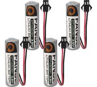 Confezione da 4 batterie AA ER14505H da 2700 mAh e 3,6 V con spina.
