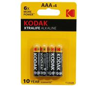 BATTERIA ALCALINA KODAK XTRALIFE AAA LR03 BLISTER * 4