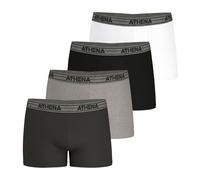 Confezione da 4 boxer Basic Coton Bianco M Tinta unita