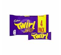 Confezione da 4 Cadbury Twirl originali importati dal Regno Unito Inghilterra