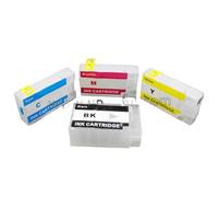 Confezione da 4 cartucce d'inchiostro ricaricabili con chip di ripristino automatico compatibili con le stampanti MB2050, MB2350, MB2150, MB2750, MB2010 e MB2310 (include PGI-1100 e PGI-1500)