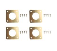 Confezione da 4 casette per uccelli in metallo per rafforzare l'integrità frontale della scatola contro i predatori che si arrampicano (27,9 cm / 20,3 cm)