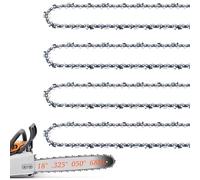 Confezione da 4 catene per motosega Stihl 025, MS250, MS251 (POST 2023, calibro 127 cm, calibro 68), per Stihl 025, MS250, MS251 (POST 2023, calibro 127 cm) 3005 008 7017 23RS 68 (40 pollici) Catene)