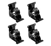Confezione da 4 cerniere resistenti per gambe del tavolo, staffe di supporto autobloccanti a 90 gradi per mobili fai da te, ferramenta portante in ferro ispessito (nero)