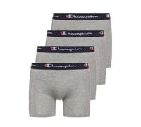 Confezione da 4 Champion Boxer Uomo, Navy, Grigio Chiaro Mélange 3390