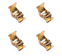 Confezione da 4 chiusure a scatto per montaggio rapido con giunti di bloccaggio dell'identità, modificabili da 0 a cambio, per un facile montaggio dei mobili