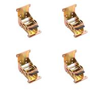 Confezione da 4 chiusure di identità per parentesi Blackmetal 0 180 gradi modificabili per varie applicazioni di mobili, tra cui sedie, mensole, cerniere per cancelli resistenti