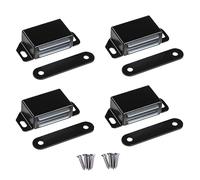 Confezione da 4 Chiusure Magnetiche Alte per Porte Della Cucina, Nere Y2P29182