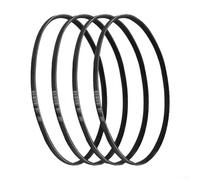 Confezione da 4 cinghie di trasmissione per sega per calcestruzzo, compatibile con TS420 e TS500i (sostituisce 9490-000-7900), struttura in polimero, colore nero