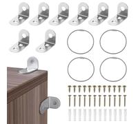 Confezione da 4 cinghie per mobili, ancoraggi anti-ribaltamento per mobili per BAB y Proofing e protezione degli animali domestici, fissaggi di sicurezza per pareti dell'armadio, anti-spargimento