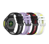 Confezione da 4 cinturini colorati in silicone da 22 mm per Garmin Forerunner 970/570, 47 mm, cinturini sportivi, comodi e facili da scambiare per Venu 3, Misura unica, Silicone, Nessuna pietra