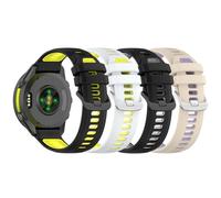 Confezione da 4 cinturini colorati in silicone da 22 mm per Garmin Forerunner 970/570, 47 mm, cinturini sportivi, comodi e facili da scambiare per Venu 3, Misura unica, Silicone, Nessuna pietra