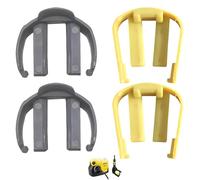 Confezione da 4 clip a C per idropulitrice Karcher K2 K3 K4 K5 K6 K7 | Rondella a pressione C Clip Clip Tubo Clip Trigger Pistola Morsetto Set Giallo e Grigio Connettore Rapido Serrature
