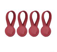 Confezione da 4 clip magnetiche con materiale in pelle, progettate per il fissaggio del tessuto e le regolazioni dell'abbigliamento, adatte per riparazioni rapide di abbigliamento e organizzazione