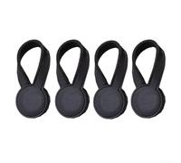 Confezione da 4 clip magnetiche con materiale in pelle, progettate per tenere il tessuto e regolazioni dell'abbigliamento, adatte per riparazioni rapide di abbigliamento e organizzazione domestica