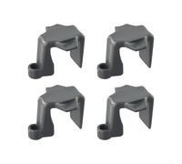 Confezione da 4 clip per parafanghi Pontoon Boat Square Rail in ABS per parafango ganci paraurti per tubi da 3-3,2 cm, accessori di aggancio a regolazione rapida per ormeggio e protezione sicuri