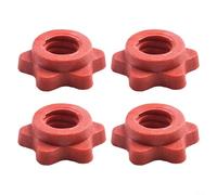 Confezione da 4 collari di bloccaggio per bilancieri standard da 25 mm e aste per manubri, supporta il carico e lo scarico sicuri dei pesi in qualsiasi ambiente in palestra