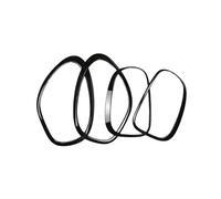 Confezione da 4 compatibile con MINI Cooper Countryman R60 2011-2016, cornice per fari anteriori e posteriori, accessori per lo styling dell'auto.