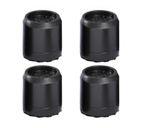 Confezione da 4 cuscinetti isolanti for lavatrice, riducono il rumore, proteggono i pavimenti, piedini ammortizzatori for grandi elettrodomestici(Black)
