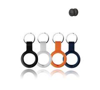 Confezione da 4 custodie per Lifemate Life Tag, in silicone resistente, ecologico, antiurto, facile da rimuovere e anti-smarrimento, colore: nero, bianco, arancione e blu
