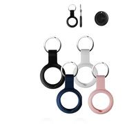 Confezione da 4 custodie per MiLi MiTag Smart Tag, durevoli, ecologiche, antiurto, facili da rimuovere e anti-smarrimento, colore: nero, bianco, blu, rosa