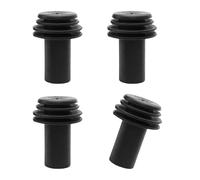 Confezione da 4 estensioni per grondaie, copre un silicone stabile per drenaggio efficiente delle acque piovane e protezione del paesaggio, uso quotidiano.