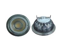 Confezione da 4, faretto LED COB AR111 7W DC12V lampada ES111 in alluminio | G53/GU10(Warm white,G53 7W)