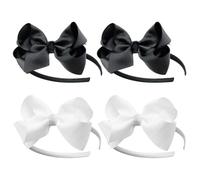 Confezione Da 4 Fasce Per Capelli A Farfalla Per Bambini, Fasce Per Capelli Per Bambini, Accessori Per Capelli Per Bambini, Fasce Per Capelli Decorative Con Fiocco, Accessori Per Capelli