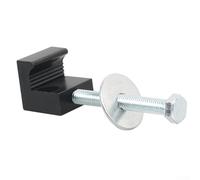 Confezione da 4 fascette in alluminio a J per montaggio crossover, in lega di ruggine resistente con ferramenta in ferro, non richiede trapano