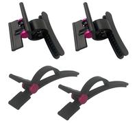 Confezione da 4 fermagli per capelli per sezioni e styling per asciugacapelli Dyson Airwrap, accessori per capelli per rulli, 2 fermagli per capelli larghi 2 fermagli per capelli a sezione, rosa