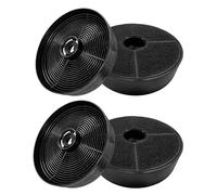 Confezione da 4 filtri a carbone attivo ECFB03, compatibili con AEG Electrolux 9029798809, 33005513, cappa aspirante Zanussi, ricambio per Faber F23, F21, 1120506172, 1120556527 e Beko 9197063636 56