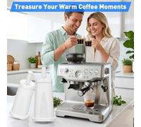 Confezione da 4 filtri BES008 per acqua per caffè, compatibili con Sage® Barista Express, Claroswiss, Barista Touch, BES008, ricambio SES008WHT0NEU1, SES810, SES875, SES880, SES920, SES980, SES990