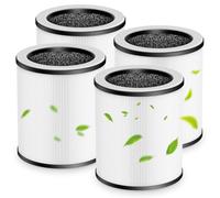 Confezione da 4 filtri di ricambio P60-RF compatibili con purificatore d'aria TPLMB P60, filtro HEPA H13, prefiltro in nylon 3 in 1, filtro HEPA, sistema di filtraggio a carbone ad alta efficienza,