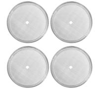 Confezione da 4 filtri di ricambio per caffettiere francesi, riutilizzabili, in acciaio inox, per macchine da caffè francesi universali da 1000 ml