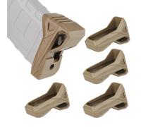 Confezione da 4 Fodera a Presa Rapida P-MAG, Accessorio Multifunzionale per Caricatore M4, Installazione Facile, Base Tattica per Appassionati di Airsoft(Brown)