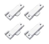 Confezione da 4 fori di montaggio a ghigliottina per finestra con finitura elegante per scorrimento verticale e orizzontale per uso quotidiano hardware
