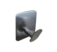 Confezione da 4 ganci adesivi in acciaio inox antiruggine, portatili, robusti, accessori per bagno e cucina, ganci da parete antiruggine