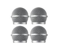 Confezione da 4 griglie di ricambio per microfono, griglie a sfera per Shure PG58, PGA58, PGA48