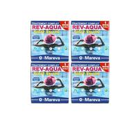 Confezione da 4 kit di trattamento completo Rev-Aqua MAREVA per piscine da 60 a 90 m3 - 4 mesi