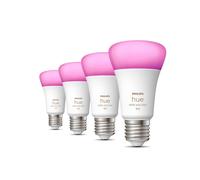 Philips Hue White and Color ambiance 4 Lampadine Smart E27 60 W