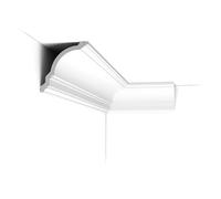 Confezione da 4 metri Elegante cornice di transizione sottile tra soffitto e parete CX106