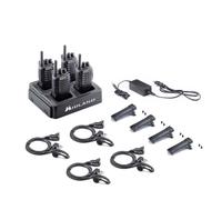 Confezione da 4 Midland BR02 PRO Z Pack di 2 walkie-talkie PMR446 robusti e resistenti, ideali per aziende, negozi e ristoranti.