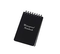 Confezione da 4 mini quaderni a spirale, taccuino impermeabile, 50 fogli di carta, apertura superiore, piccoli quaderni a spirale, 7,5 x 12,5 cm