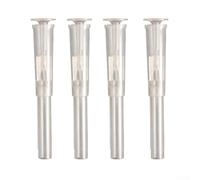 Confezione da 4 mini ugelli per fontana a forma di fungo per stagni e giardini interni, teste della pompa per fontana in resina per promuovere la circolazione dell'acqua (trasparente)