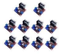 Confezione da 4 moduli L298N per controllo motore passo-passo DC Dual H-Bridge e modulo di azionamento per Arduino Smart Car Power compatibile con Arduino UNO Mega R3 Mega2560 (4)